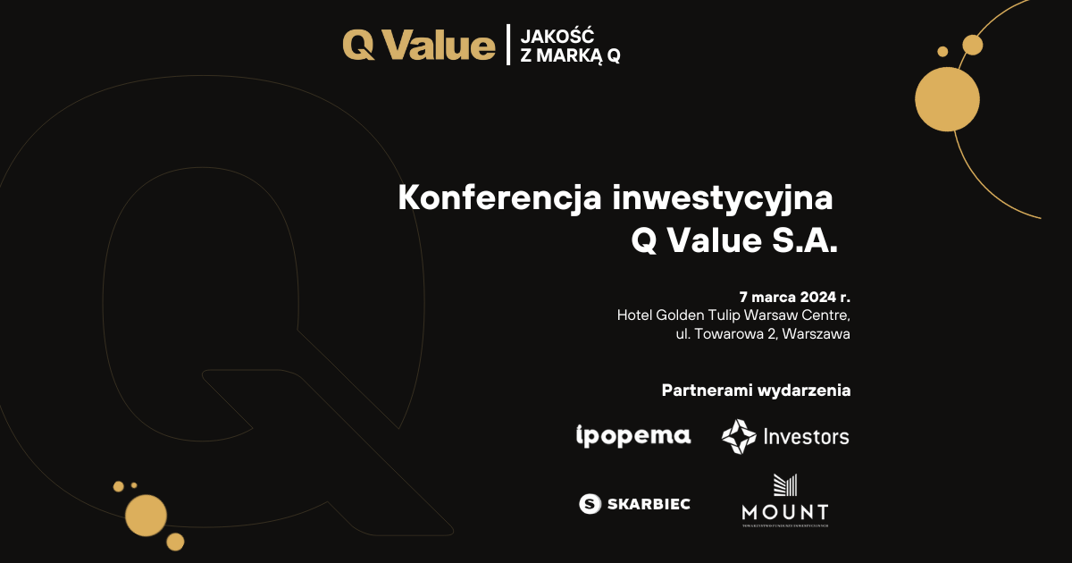 Zapraszamy na Konferencję Inwestycyjną Q Value S.A.